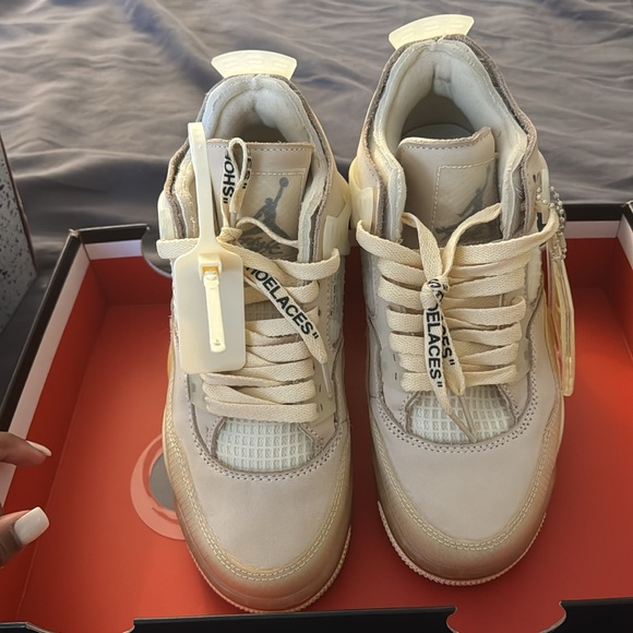 OFF WHITE 4’s!!! Only worn twice!!!!! - Picture 1 of 9
